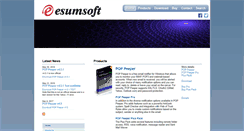 Desktop Screenshot of esumsoft.com